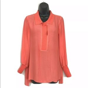Soft Surroundings XS Sheer Blouse Seville Tunic